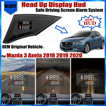 OEM Head Up Display HUD Už Mazda 3 Mazda3 Axela 2018 M. 2019 M. 2020 M. Saugaus Vairavimo Ekrano Signalizacijos Sistemos, Automobilių Elektronikos Priedai