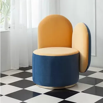 Šiaurės Kėdžių Aksomas, Mobiliojo Prabangos Italijos Mažas Grindų Sofa Nežiūriu Kambarį Kėdės Miegamojo Chaises De Salonas Patalpų Baldai