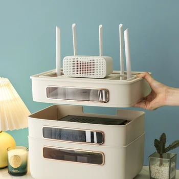 *WiFi Router talpinimo TV Set-Top Box stalčiuko Lizdas Laido Apdailos Artefaktas