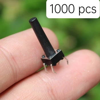 1000pc 6X6x18mm mikro jungiklio mygtuką, lengvai palieskite 4PIN TAKTIŠKUMAS mygtukas jungiklis micro klavišas įjungimo lytėjimo jungikliai 1bag
